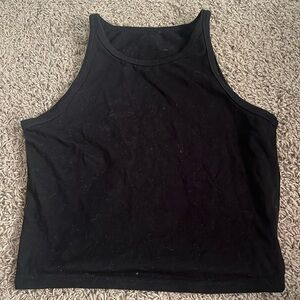 black tank top